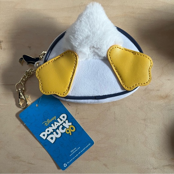 Her Universe Accessories - Her Universe Donald Duck Coin Purse - White and Yellow